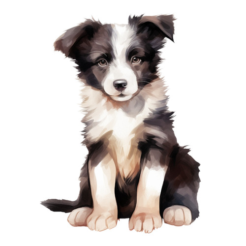 Border collie puppy fur baby - fur,